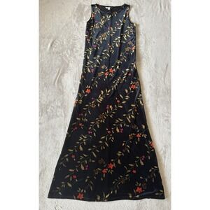 Vintage Studio JPR Women's Medium Velvet A-Line Maxi‎ Dress Prom Date Night 90s